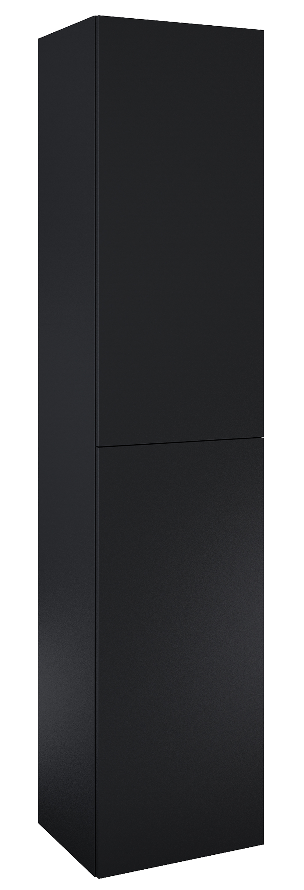 Roca Extra armario 40x35.2x180 cm suspendido, lateral negro A857956532