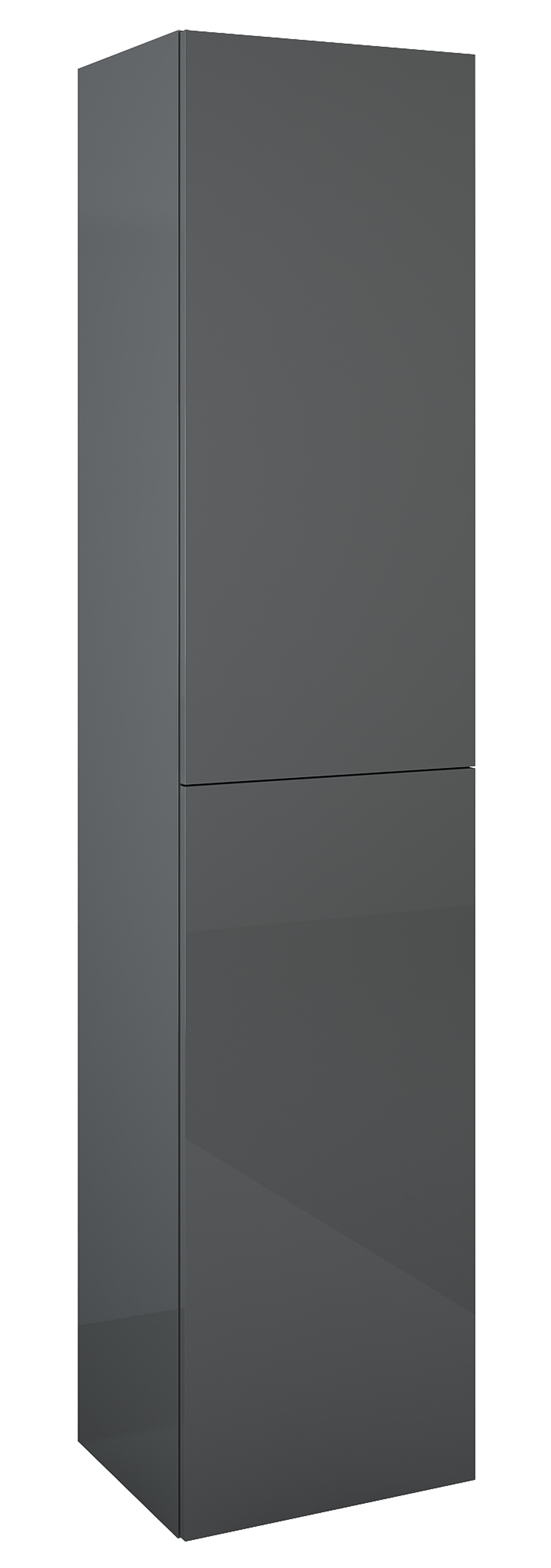 Roca Extra armario 40x35.2x180 cm suspendido, lateral antracita A857956153