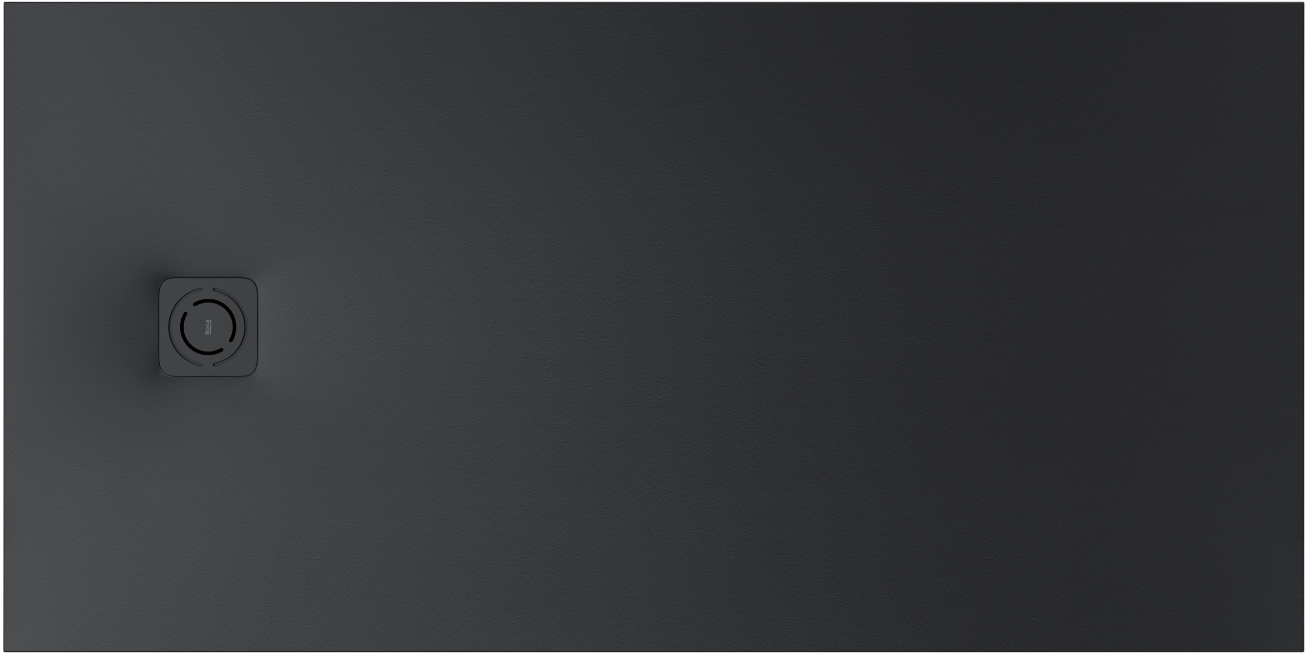 Roca Magma plato de ducha 100x70 cm negro APE013E82BC03400