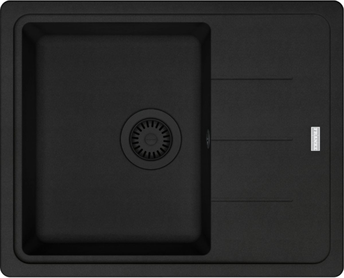 Franke Basis fregadero de granito 62x50 cm negro 114.0693.558