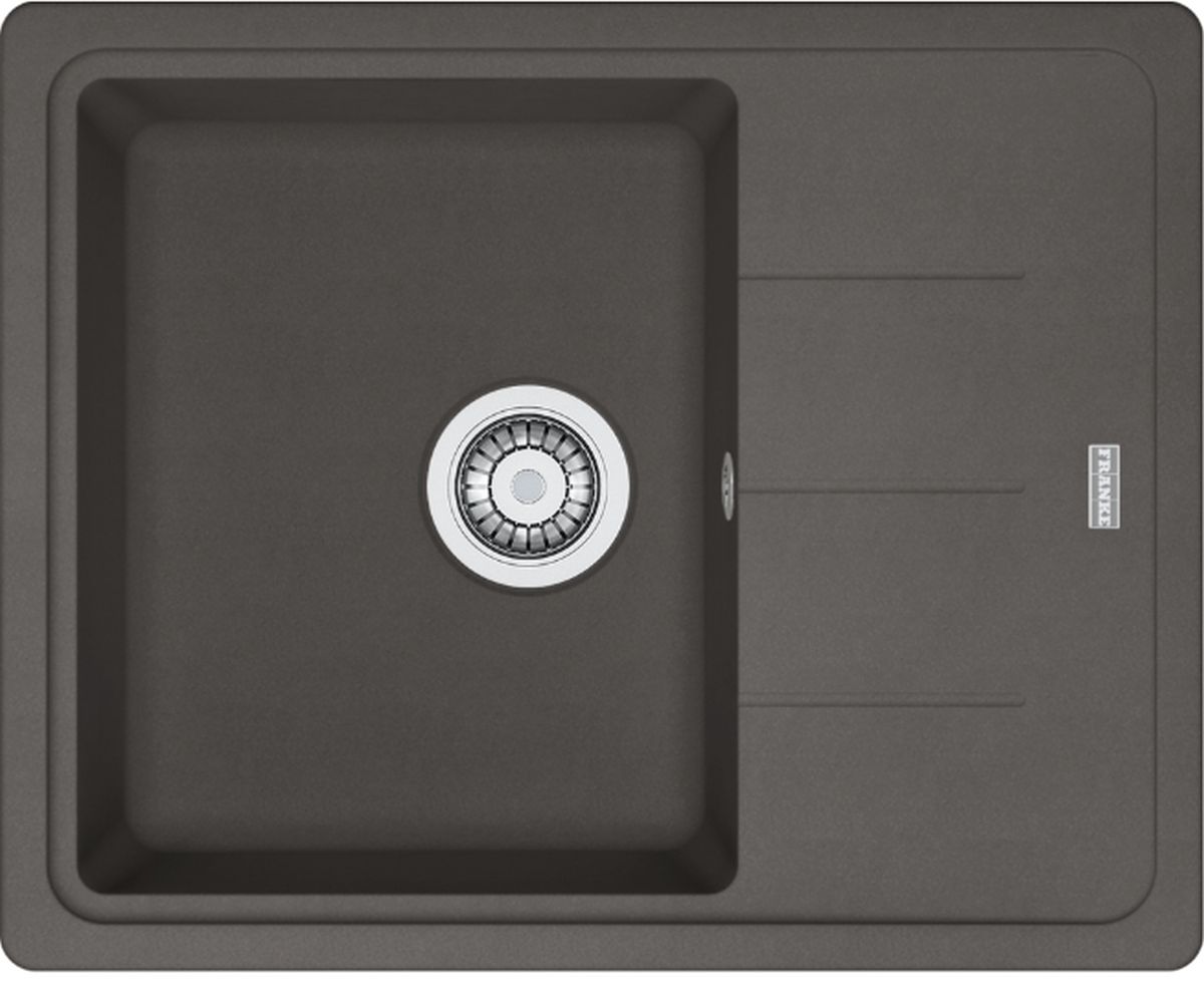 Franke Basis fregadero de granito 62x50 cm gris/grafito/ónix 114.0716.316