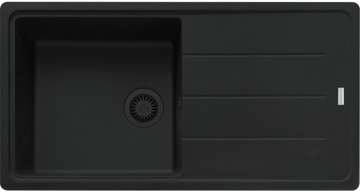 Franke Basis fregadero de granito 97x50 cm negro 114.0693.556