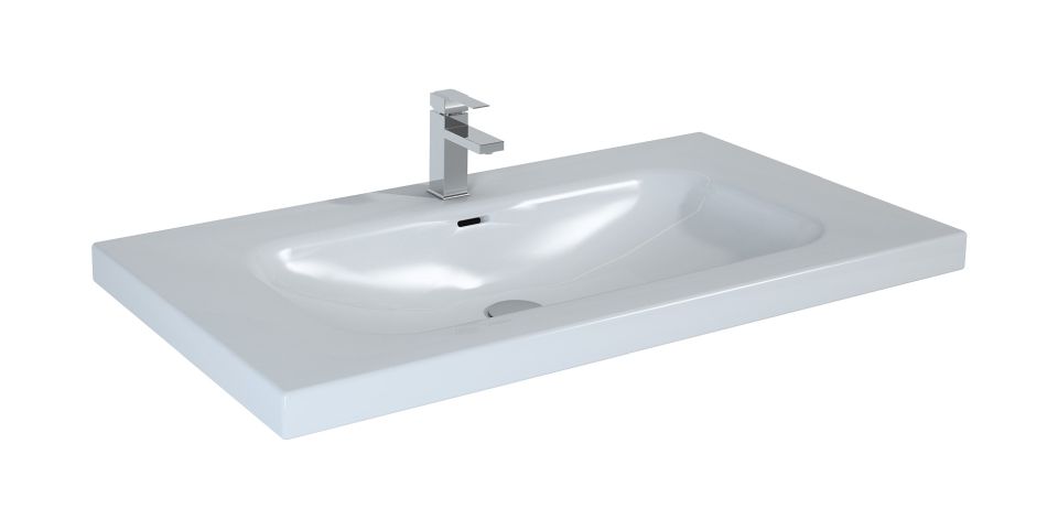 Elita Iwa lavabo 94x51 cm rectangular para mueble blanco RE040900108060
