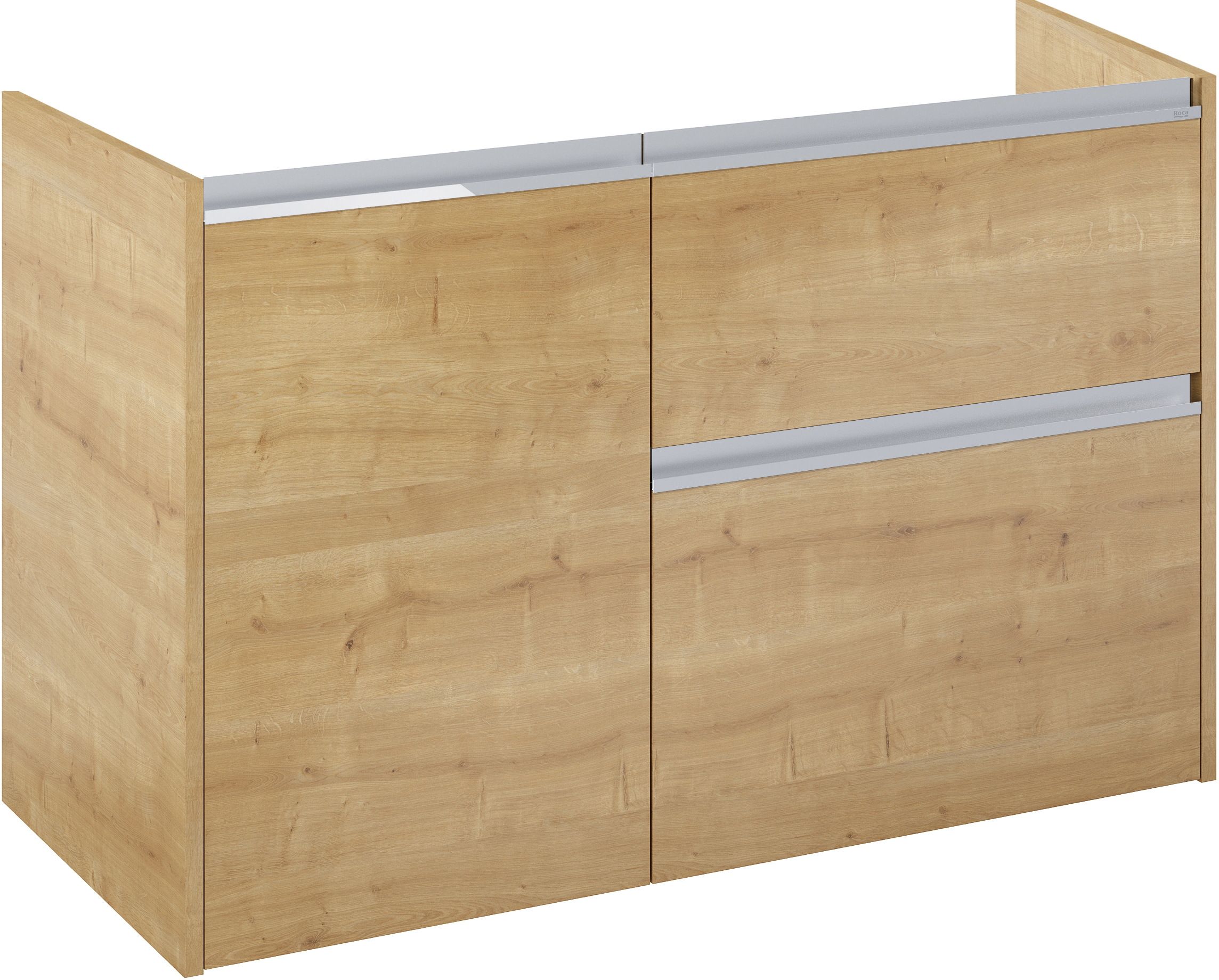 Roca Gap Pro armario 98.5x45.1x63.5 cm suspendido, para lavabo roble A857905464