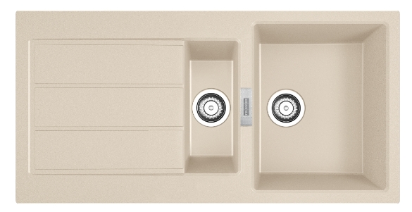 Franke Sirius 2.0 fregadero tectonite 100x50 cm beige 143.0671.693