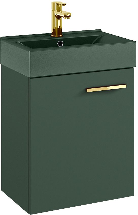 Elita Tiny lavabo con mueble 45 cm verde RE020450157010