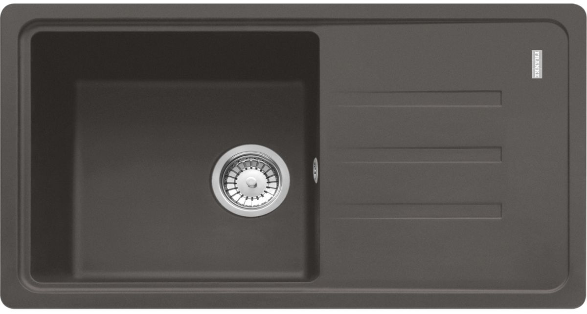 Franke Bliss fregadero de granito 78x43.5 cm gris/grafito/ónix 114.0716.322