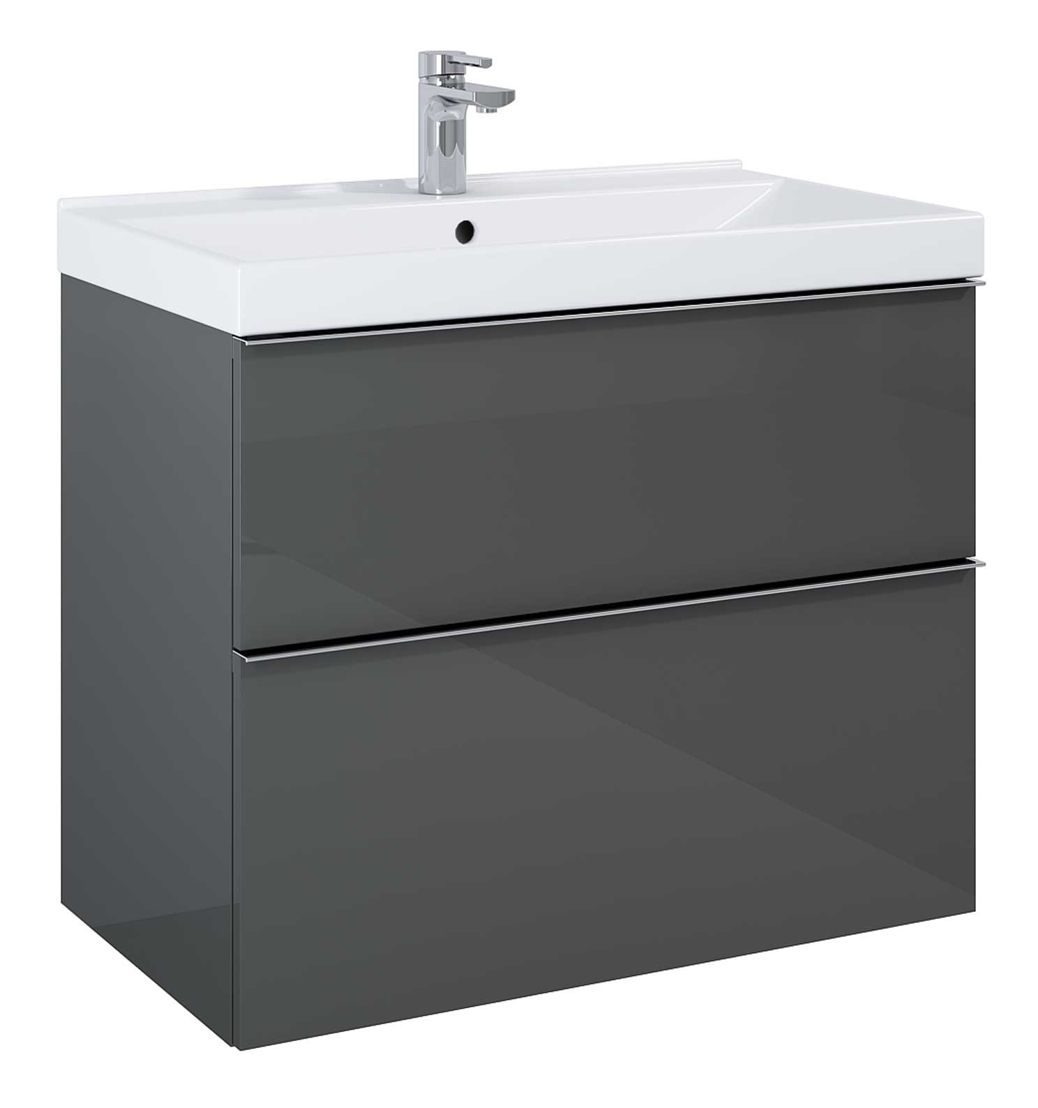 Elita Look armario 80x44.9x63.5 cm suspendido, para lavabo antracita RE010801026610