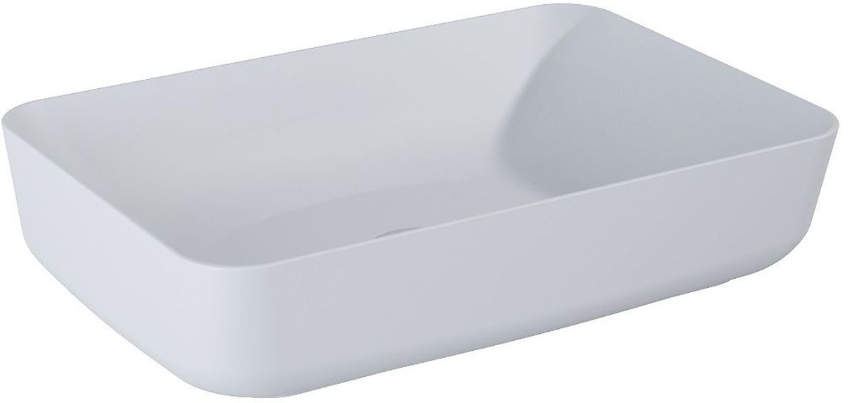 Elita Nomia umywalka 50x39 cm prostokątna nablatowa stone matt RE040500057040