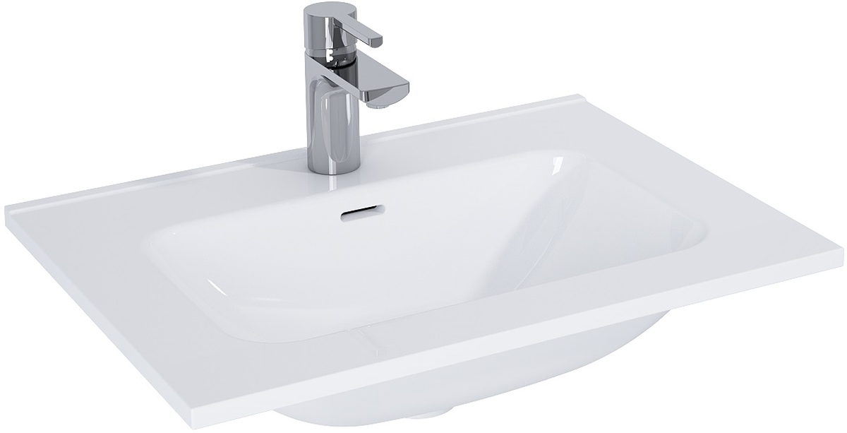 Elita Skappa lavabo 60.8x46 cm rectangular para mueble blanco RE040603068060