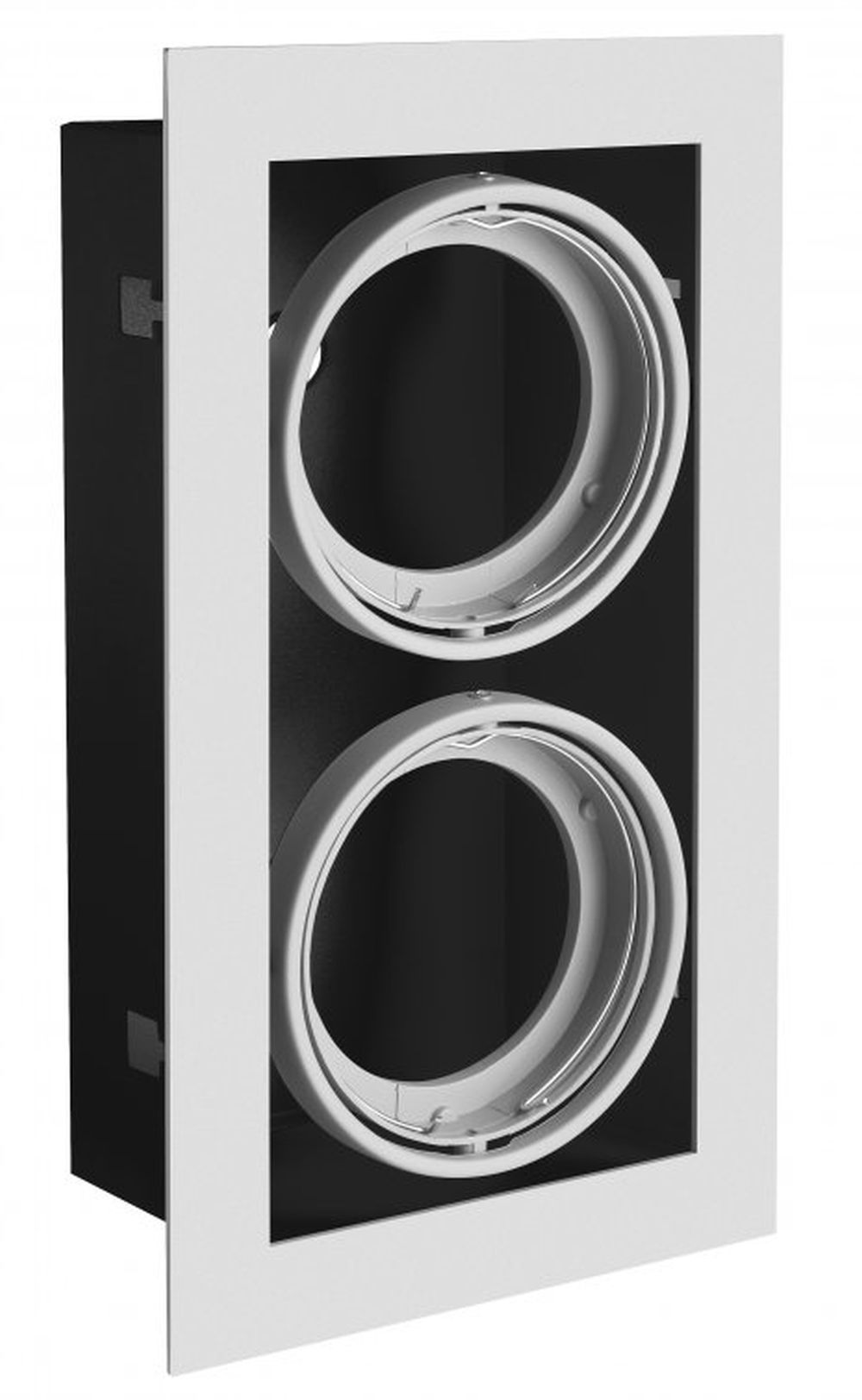 GTV Pireo lámpara empotrada 2x50 W gris OP-PIREO2-81