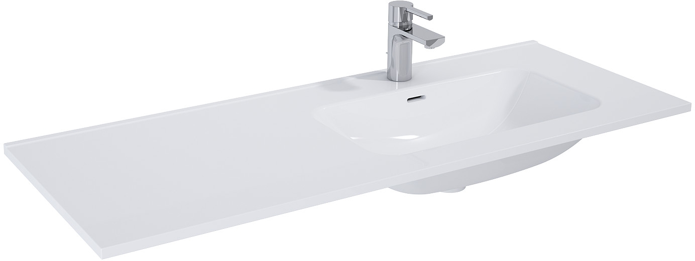 Elita Skappa lavabo 120.8x46 cm rectangular para mueble-con encimera blanco RE041205168060