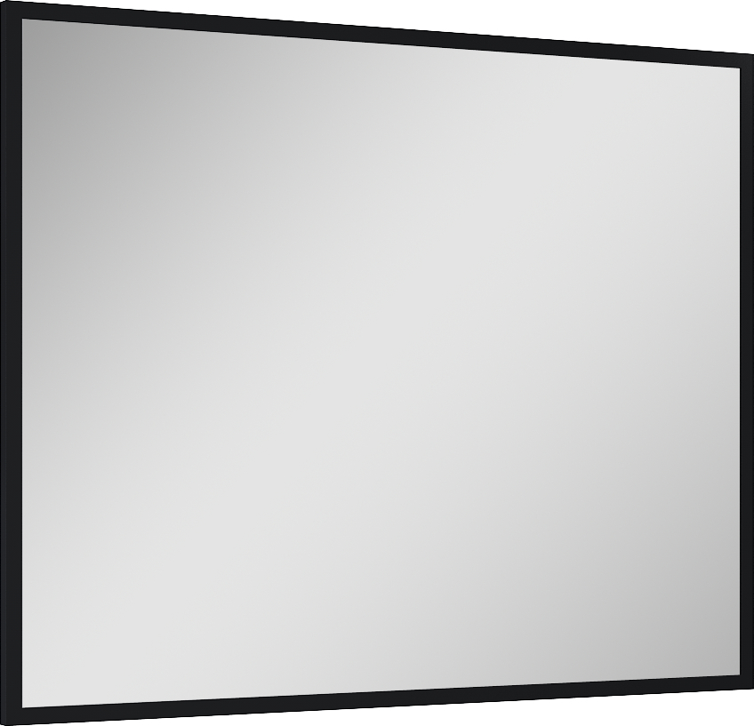Elita espejo 100x80 cm rectangular negro RE061000020560