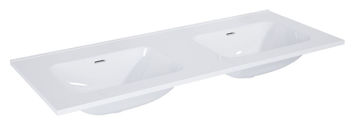 Elita Skappa lavabo 121x46 cm rectangular para mueble-doble blanco RE041200068060