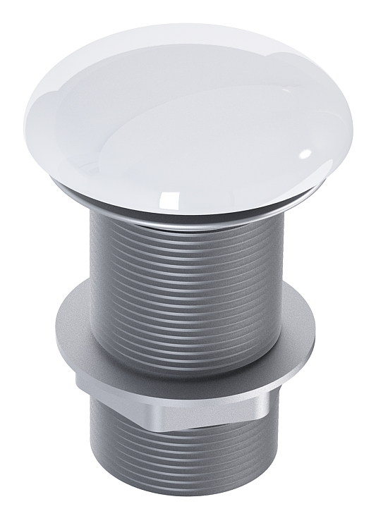 Elita tapón para lavabo cromo-blanco RE090000018060