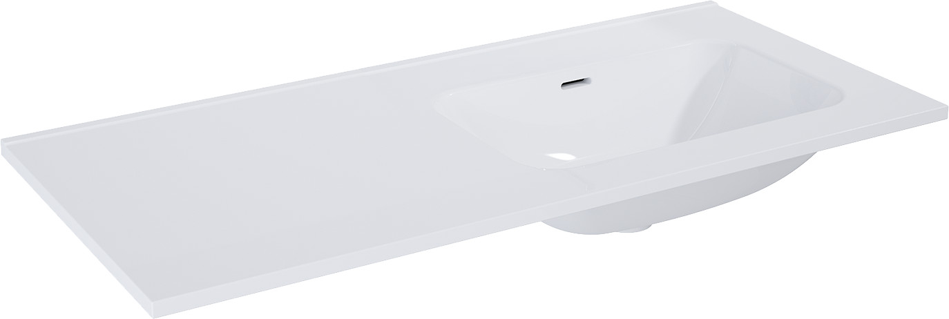 Elita Skappa lavabo 100.8x46 cm rectangular para mueble-con encimera blanco RE041002068060