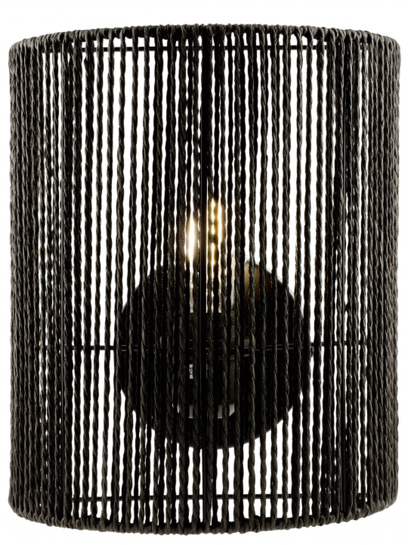 GTV Foresto lámpara de pared 1x40 W negro OS-FORES3-10-DEC