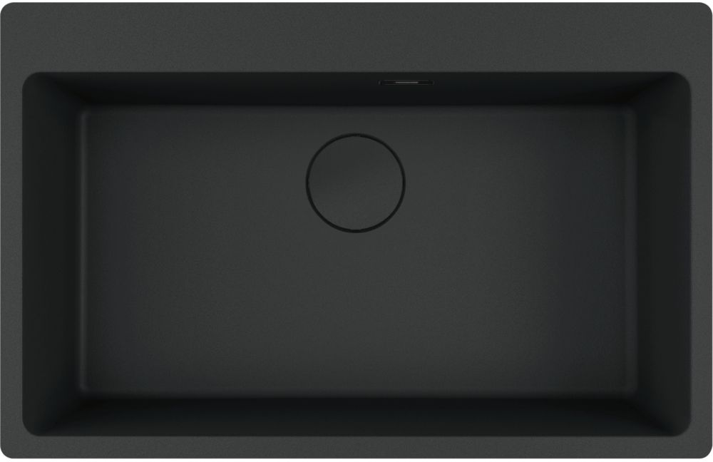 Franke Maris fregadero de granito 78x50 cm negro 114.0693.578