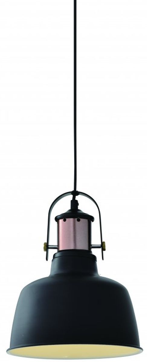 GTV Noor lámpara colgante 1x40 W negro OS-NOOR-10-DEC