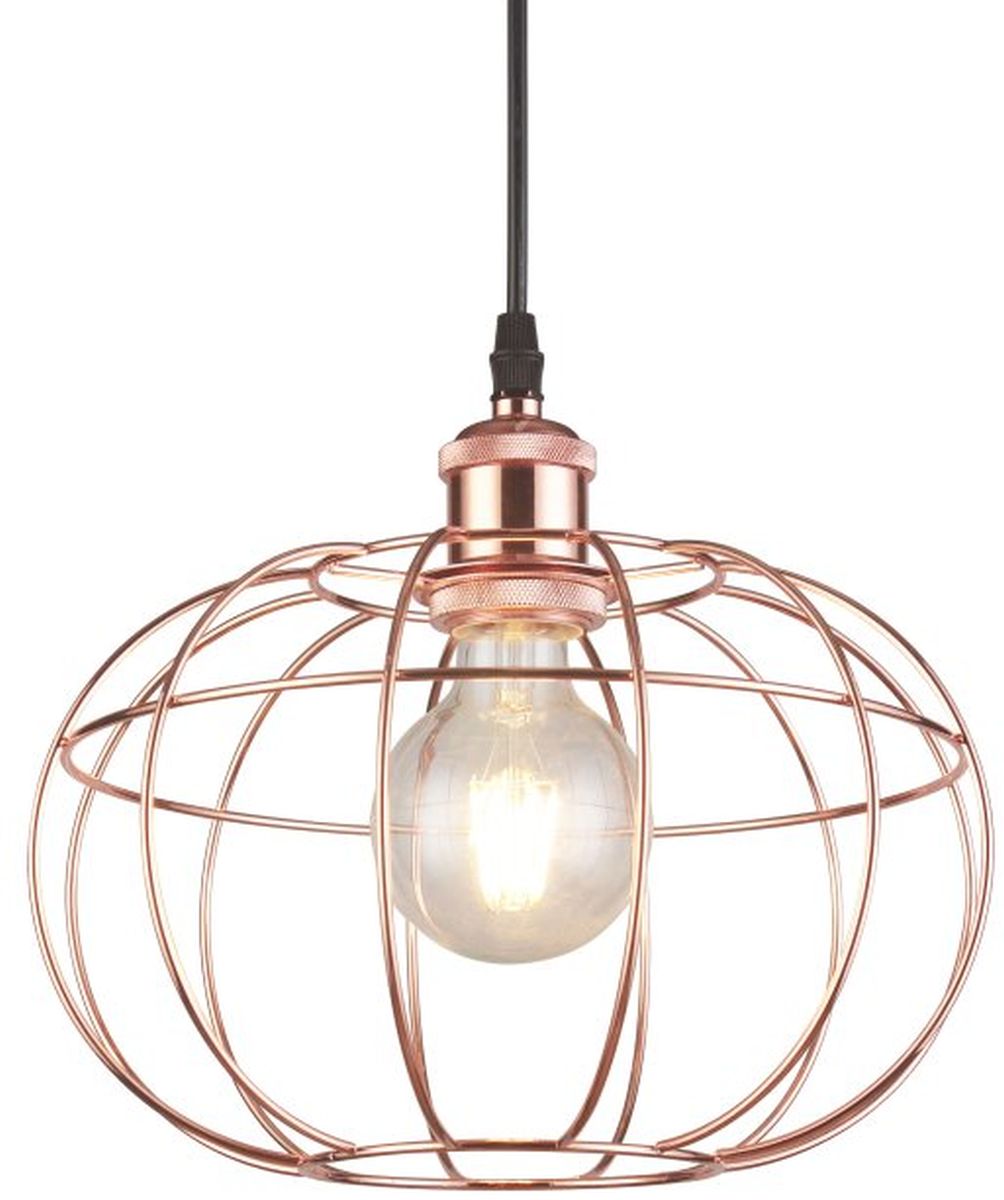 GTV Viela lámpara colgante 1x40 W cobre OS-VIEL4-41-DEC