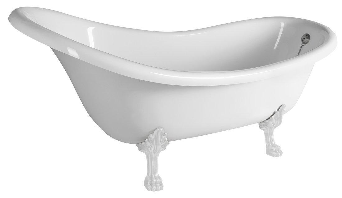 Polysan Brixton bañera exenta 174x83 cm oval blanco 94837