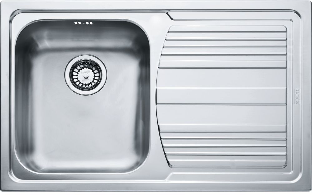 Franke Logica fregadero de acero 79x50 cm acero 101.0085.772