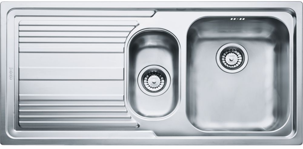 Franke Logica fregadero de acero 100x50 cm acero 101.0085.812