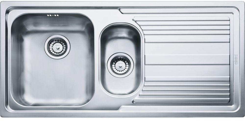 Franke Logica fregadero de acero 100x50 cm acero 101.0085.810