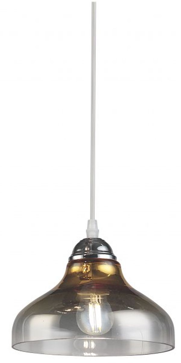 GTV Marite lámpara colgante 1x40 W transparente-oro OS-MARI-11-DEC