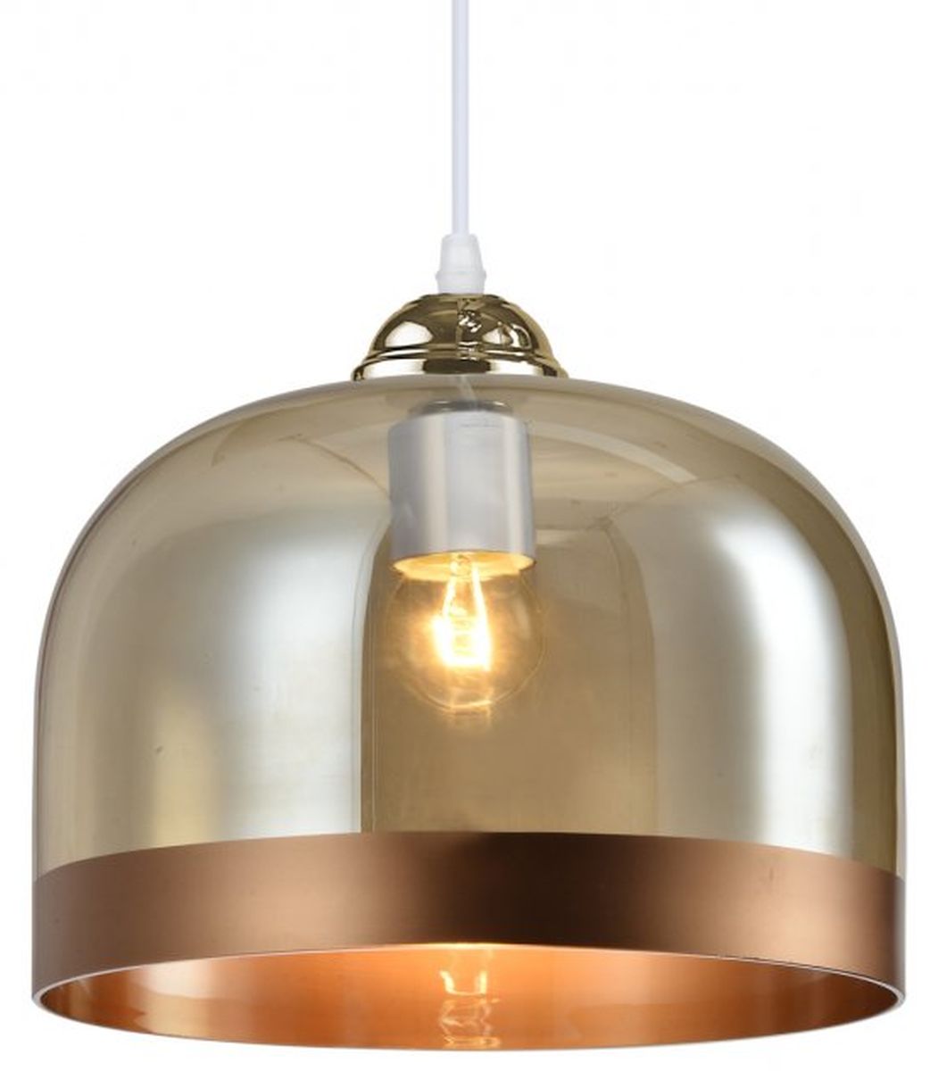 GTV Lati lámpara colgante 1x40 W ámbar OS-LATI-43-DEC