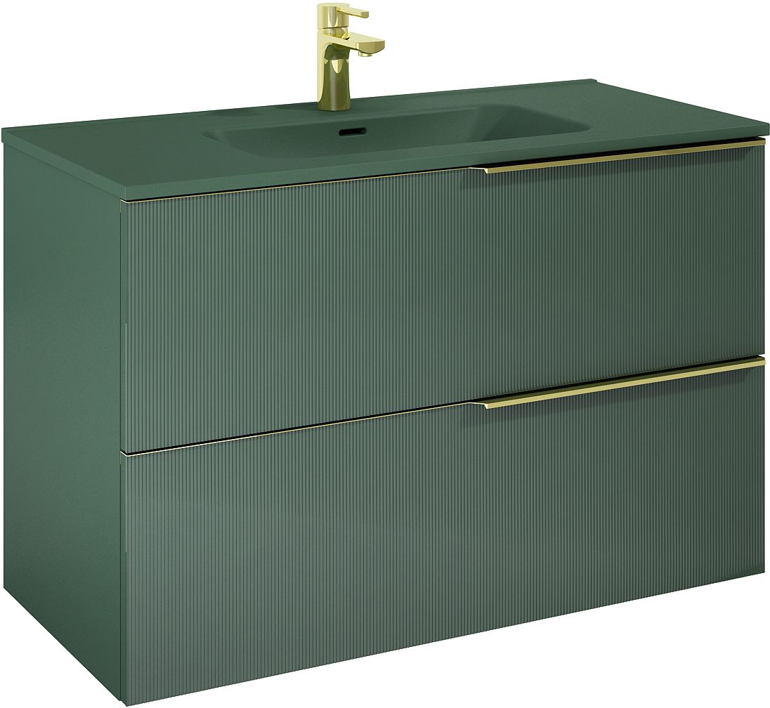 Elita Soho armario 100x45.3x63.5 cm suspendido, para lavabo verde RE011004047010