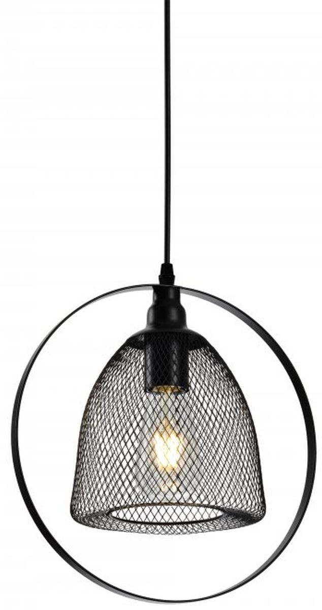 GTV Xalis lámpara colgante 1x40 W negro OS-XAL2-10-DEC