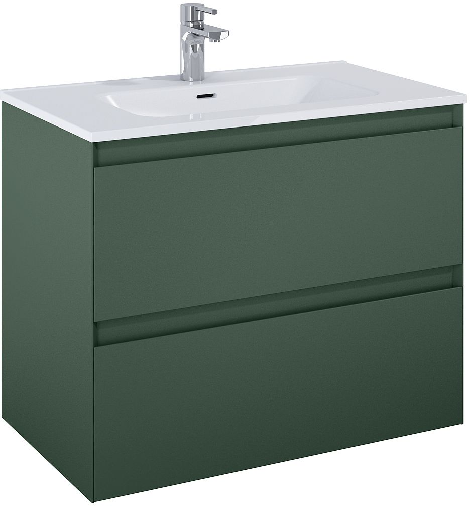 Elita Split armario 80x45.8x63.5 cm suspendido, para lavabo verde RE010800057010
