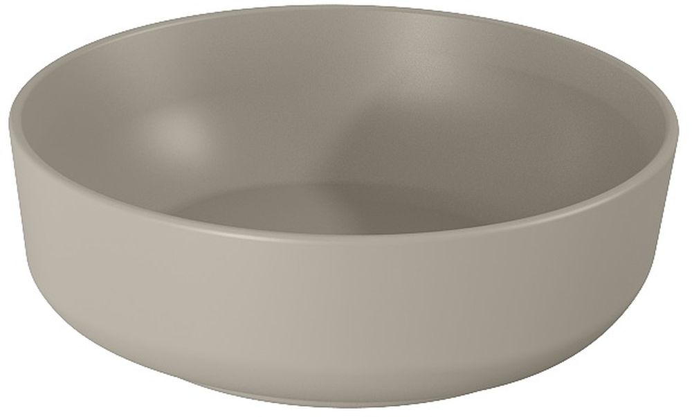 Elita Lorca lavabo 41.5x41.5 cm circular sobre encimera marrón/beige RE040420047020