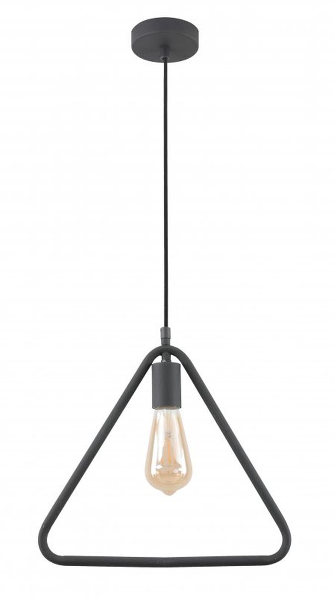 GTV Gija lámpara colgante 1x40 W negro OS-GI-E27-10-DEC