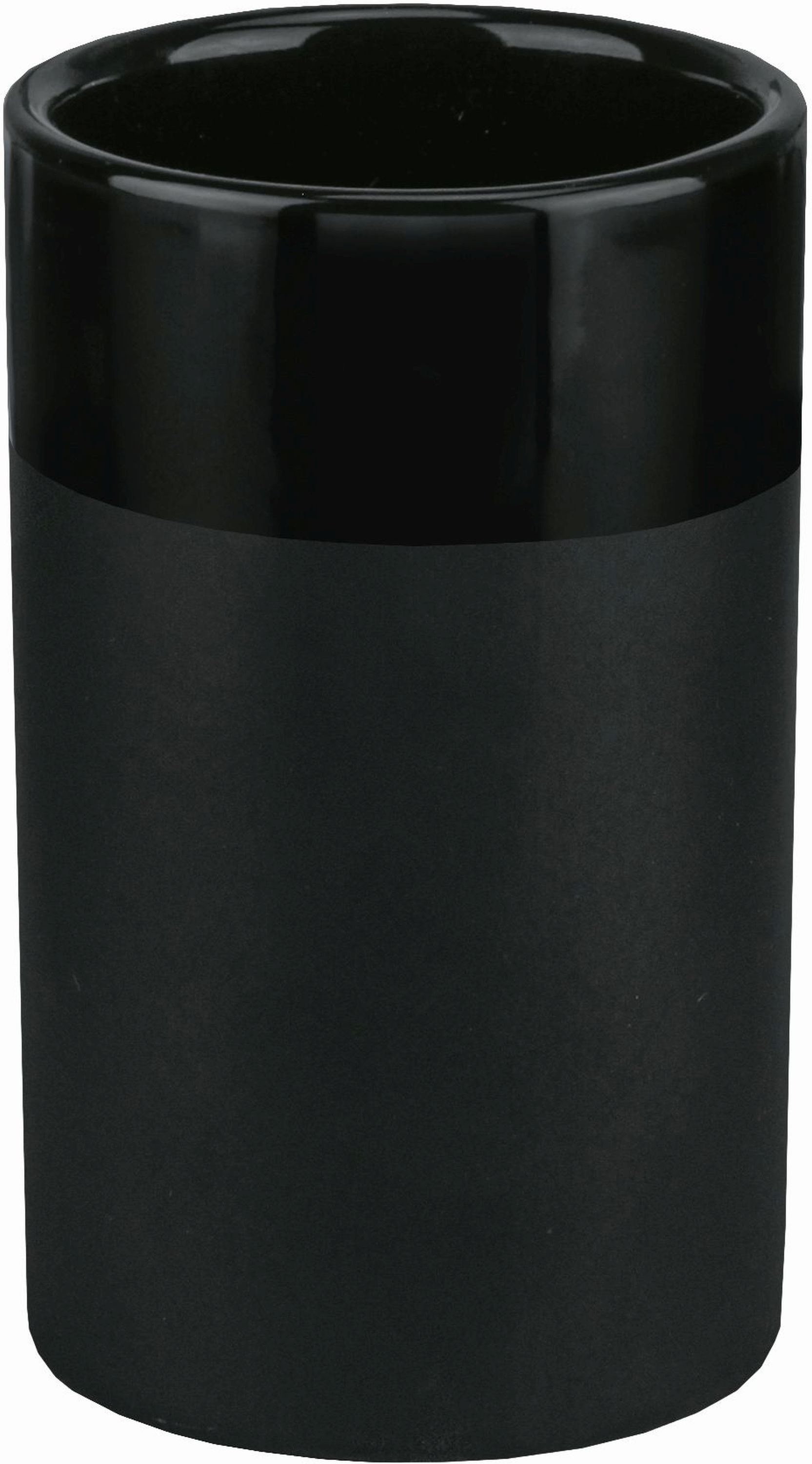 Kleine Wolke Deep vaso para cepillos de dientes negro 8681926852