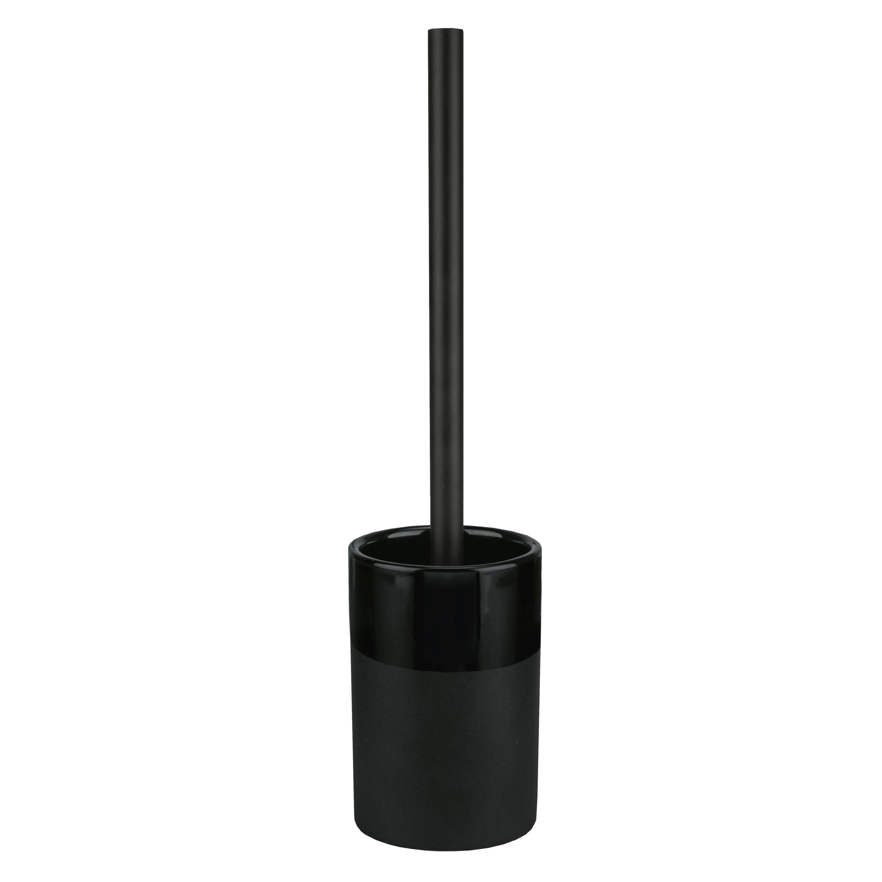 Kleine Wolke Deep escobilla de baño apoyado negro-cerámica 8681926856