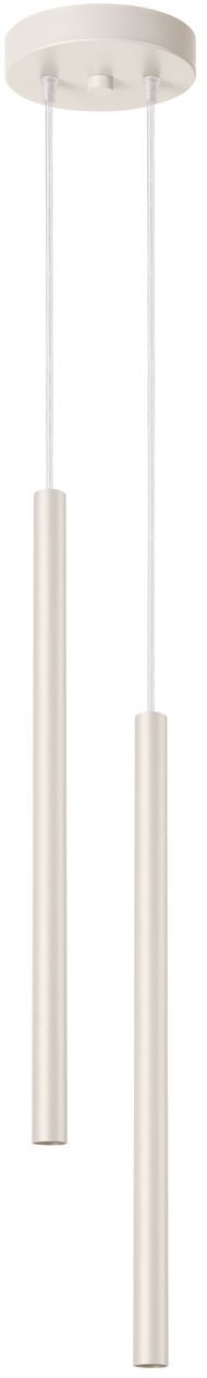 Sollux Lighting Pastelo lámpara colgante 2x8 W beige SL.1513