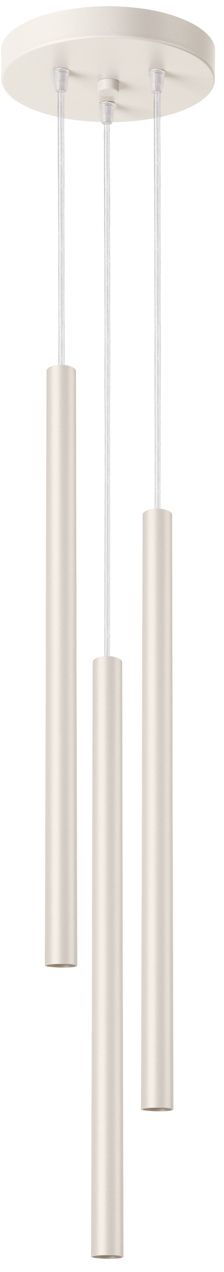 Sollux Lighting Pastelo lámpara colgante 3x8 W beige SL.1515