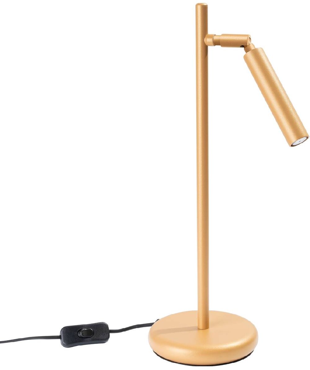 Sollux Lighting Pastelo lámpara para escritorio 1x8 W oro SL.1470