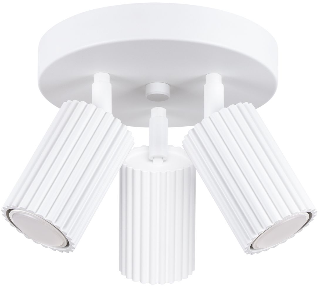Sollux Lighting Karbon lámpara de techo 3x10 W blanco SL.1544