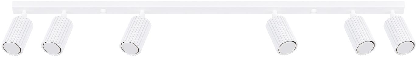 Sollux Lighting Karbon lámpara de techo 6x10 W blanco SL.1547