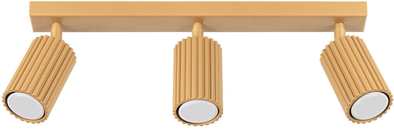 Sollux Lighting Karbon lámpara de techo 3x10 W oro SL.1562