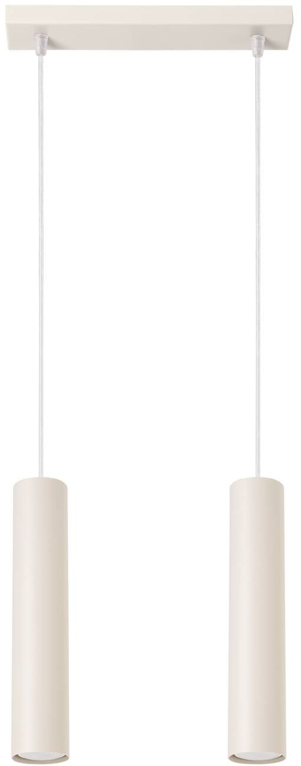 Sollux Lighting Lagos lámpara colgante 2x10 W beige SL.1480