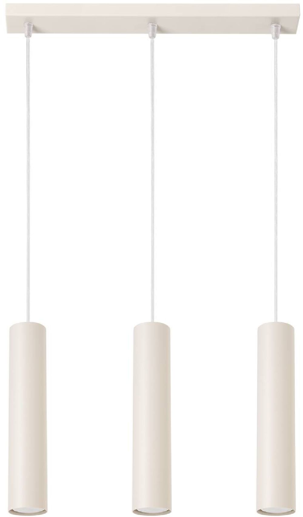 Sollux Lighting Lagos lámpara colgante 3x10 W beige SL.1481