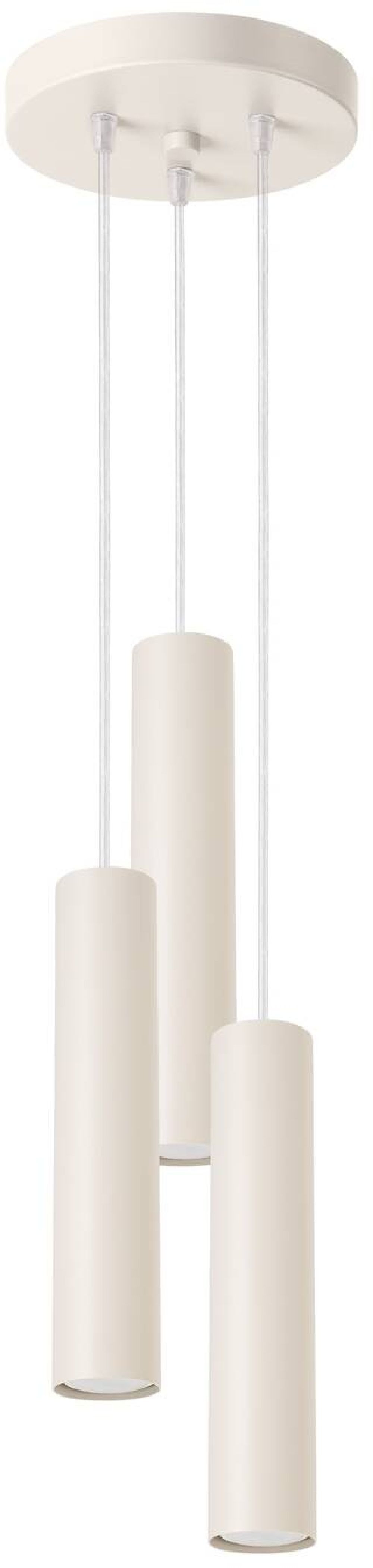 Sollux Lighting Lagos lámpara colgante 3x10 W beige SL.1482