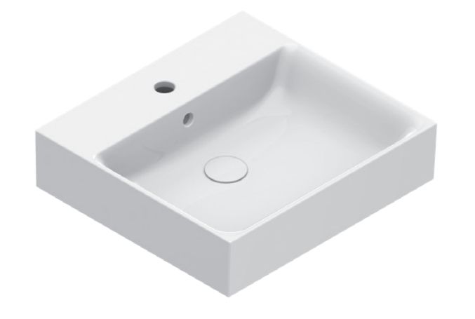 Catalano New Premium lavabo 50x47 cm rectangular clásico-para mueble blanco 0220501001