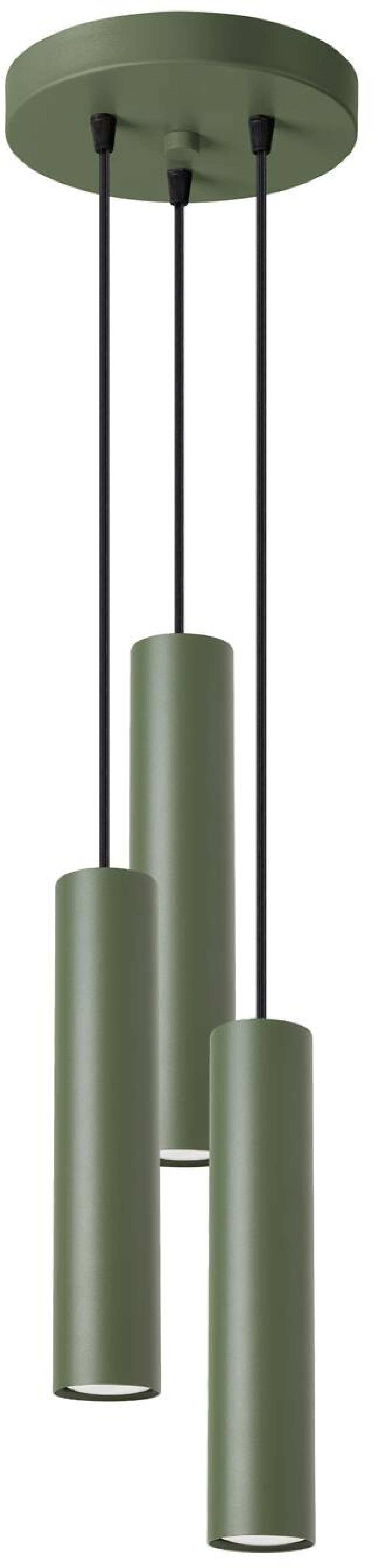 Sollux Lighting Lagos lámpara colgante 3x10 W verde SL.1487