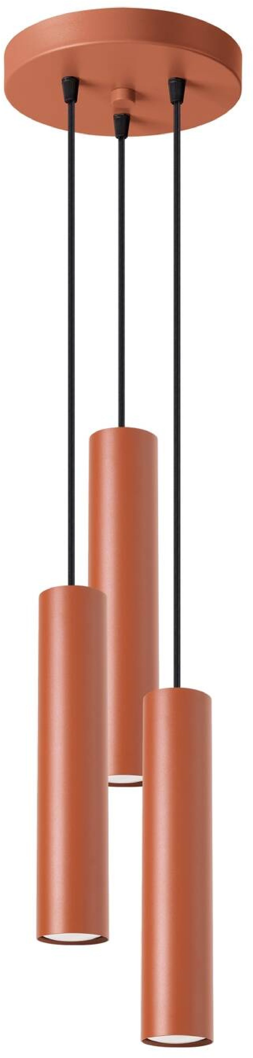 Sollux Lighting Lagos lámpara colgante 3x10 W rojo SL.1492