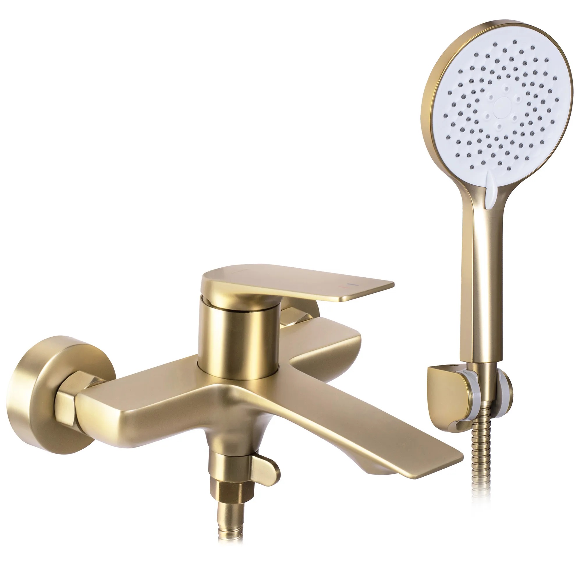 Rea Avalon grifo de bañera y ducha a pared oro REA-B2707